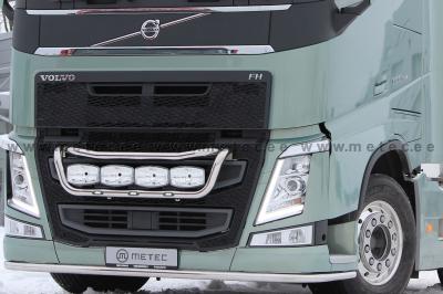 LEDs Beacons To Fit 2013+ Volvo FH4 Low / Standard Sleeper Roof Bar Spots